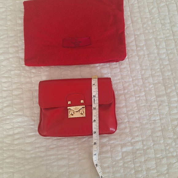 VALENTINO GARAVANI red leather mini bag - Picture 16 of 17